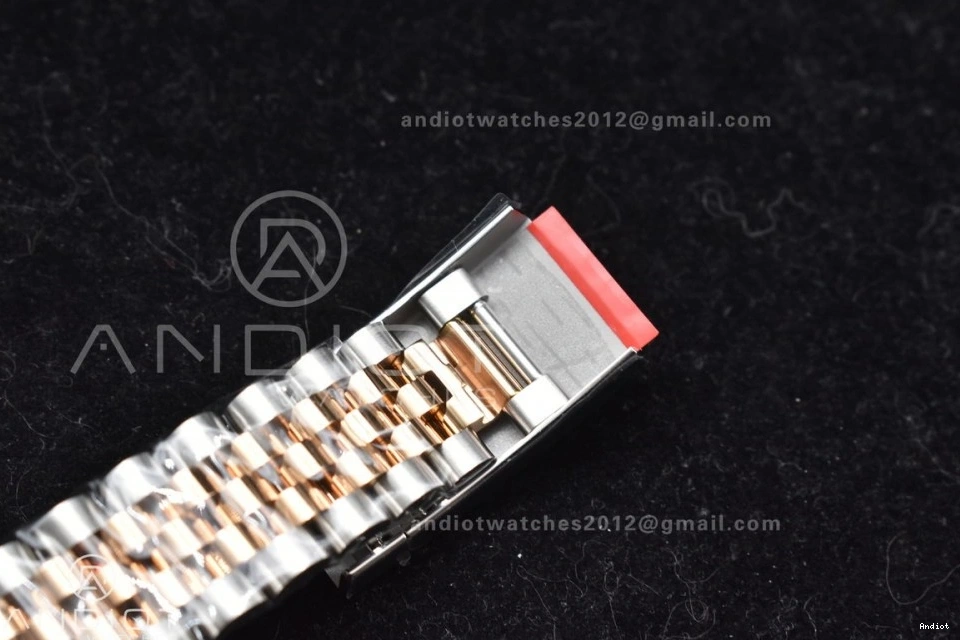 Best on RG 904L Steel Stick DateJust Edition Bracelet Brown SS Jubilee 41 1:1 Clean 126333 Dial VR3235 0601